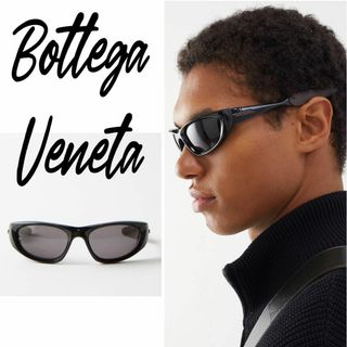 ボッテガヴェネタ(Bottega Veneta)のボッテガ ヴェネタ ブラック オーバルサングラス BV1184S D-FRAME(サングラス/メガネ)