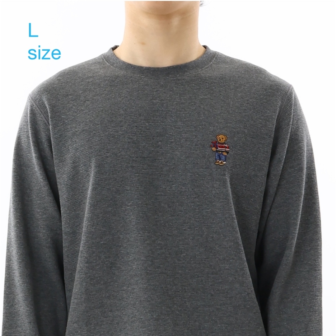 POLO RALPH LAUREN(ポロラルフローレン)の【新品】ポロラルフローレン　ポロベア　ワッフルロンT メンズのトップス(Tシャツ/カットソー(七分/長袖))の商品写真