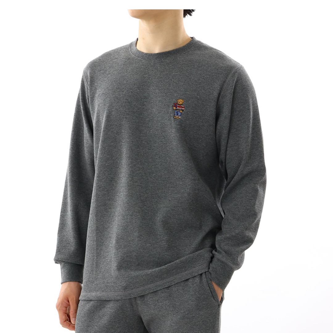 POLO RALPH LAUREN(ポロラルフローレン)の【新品】ポロラルフローレン　ポロベア　ワッフルロンT メンズのトップス(Tシャツ/カットソー(七分/長袖))の商品写真