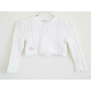 ラルフローレン(Ralph Lauren)の†ラルフローレン/Ralph Lauren†90cm(24M) ボレロ/長袖カーディガン 白【中古】子供服 キッズ kids ベビー服 baby 女の子 春秋 tops 612042(カーディガン/ボレロ)