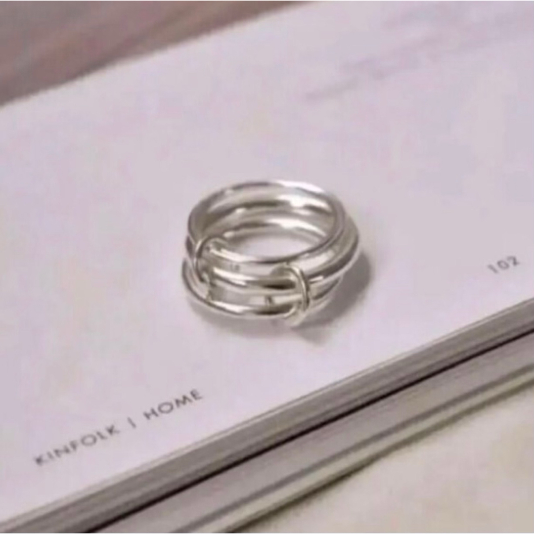 スピネリキルコリン風 925 シルバーリング 3連 メンズのアクセサリー(リング(指輪))の商品写真