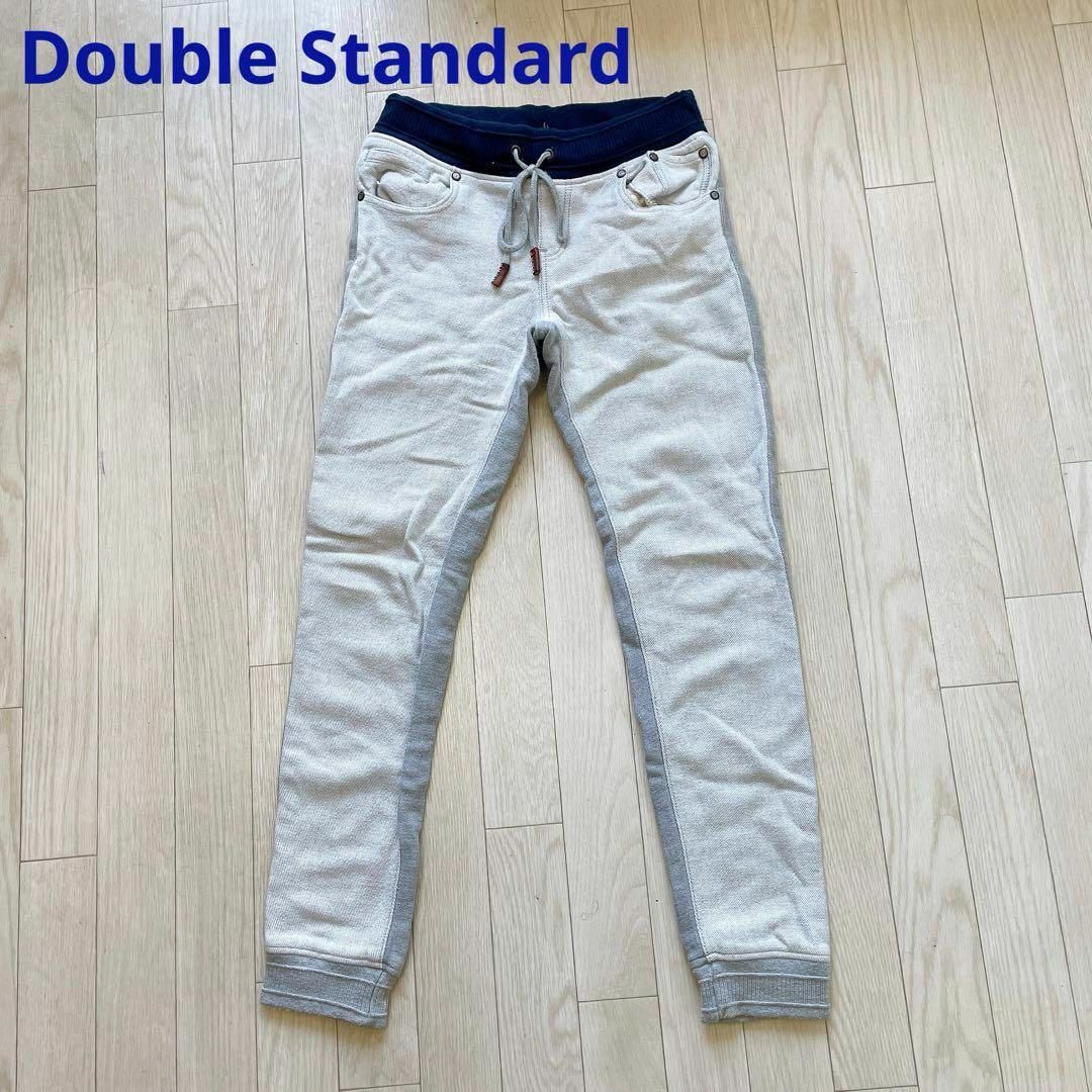 DOUBLE STANDARD CLOTHING(ダブルスタンダードクロージング)のDouble Standard デニムパンツ風スエットパンツ 前後切替デザイン レディースのパンツ(カジュアルパンツ)の商品写真