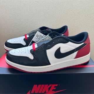 ジョーダン(Jordan Brand（NIKE）)の新品 エアジョーダン1ロー 28cm AJ1 つま黒(スニーカー)