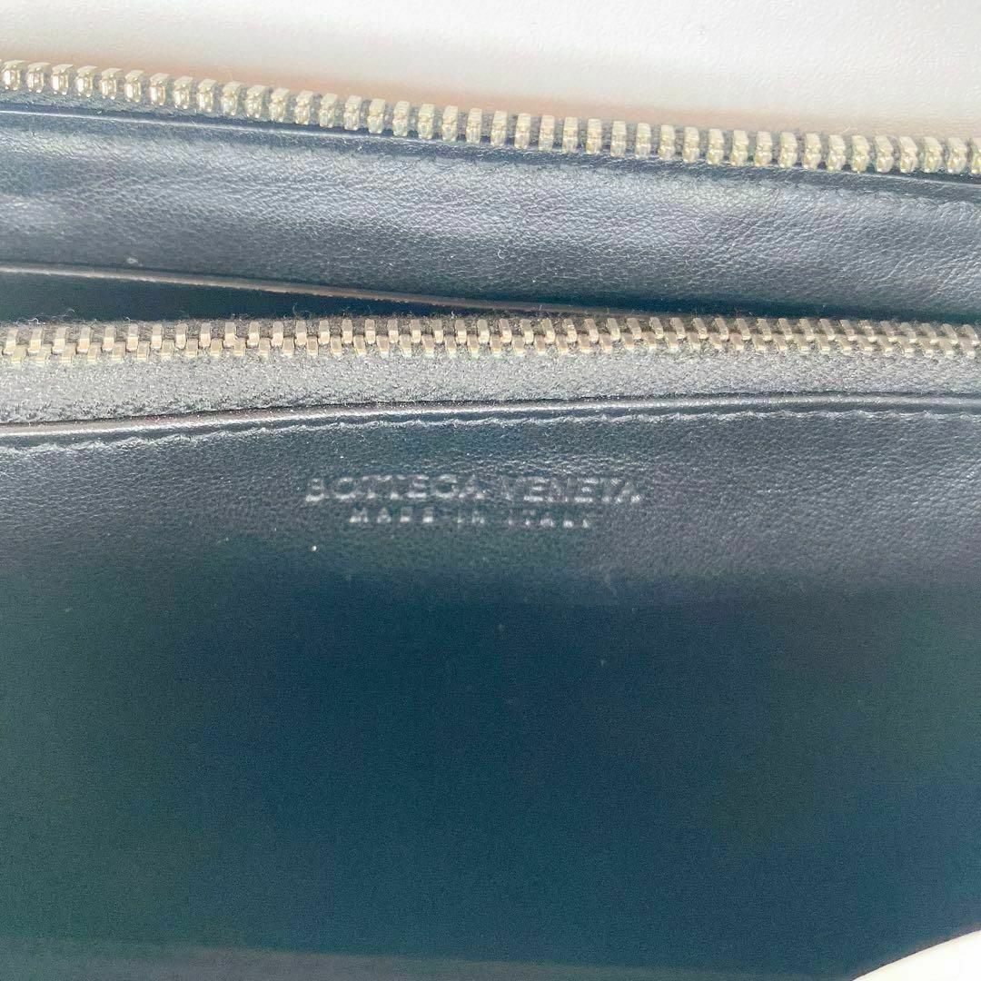 Bottega Veneta(ボッテガヴェネタ)の★美品★　ボッテガヴェネタ カセット　ラウンドファスナー　長財布　黒　ブラック メンズのファッション小物(長財布)の商品写真