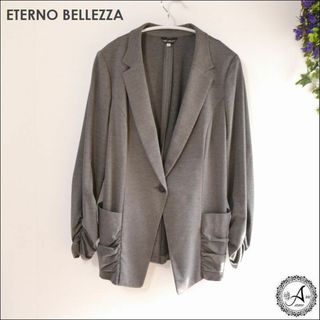 ETERNO BELLEZZA レディース ジャケット 大きいサイズ LL(テーラードジャケット)