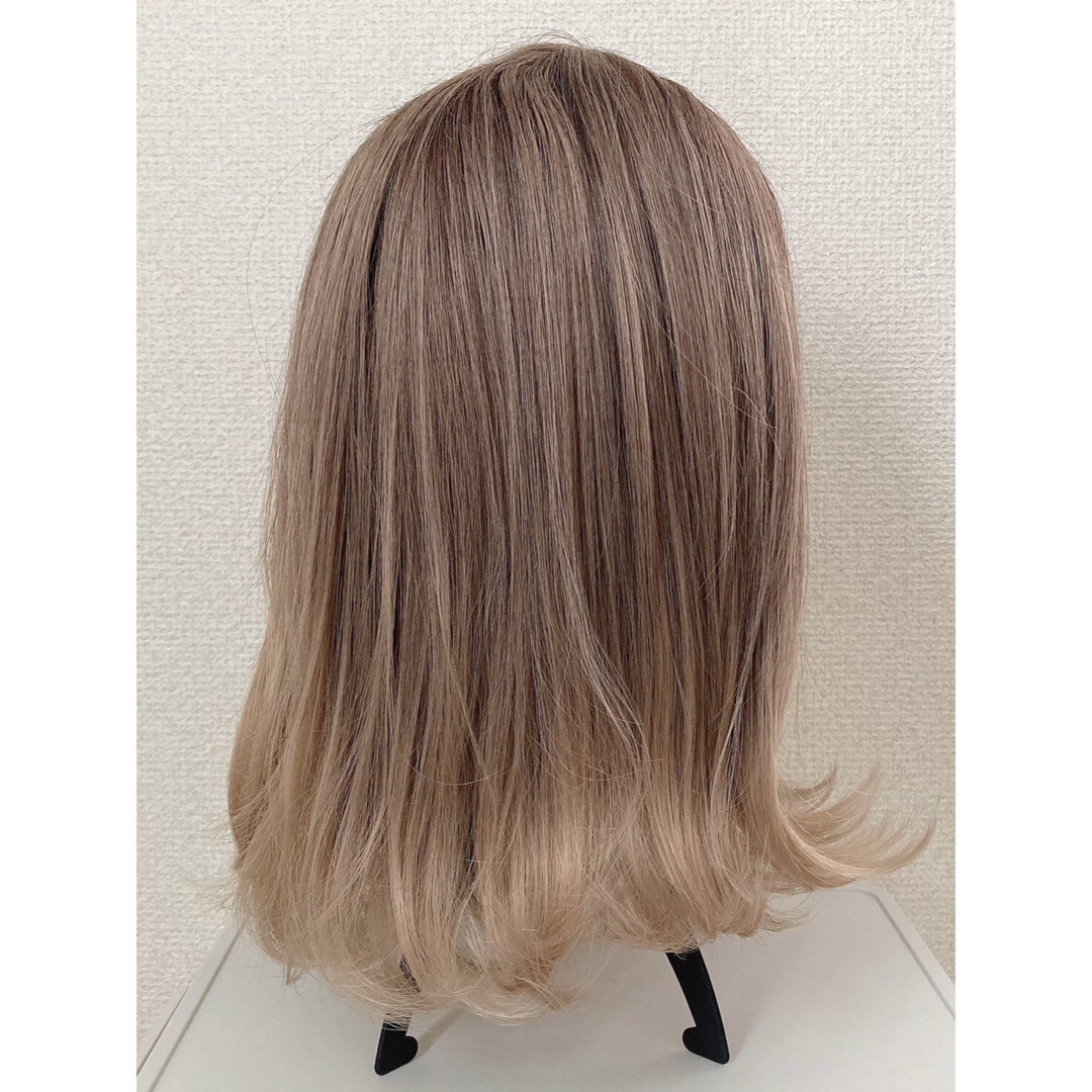 フルウィッグ　ボブ　ウィッグ　グラデーション　耐熱　wig レディースのウィッグ/エクステ(ショートカール)の商品写真