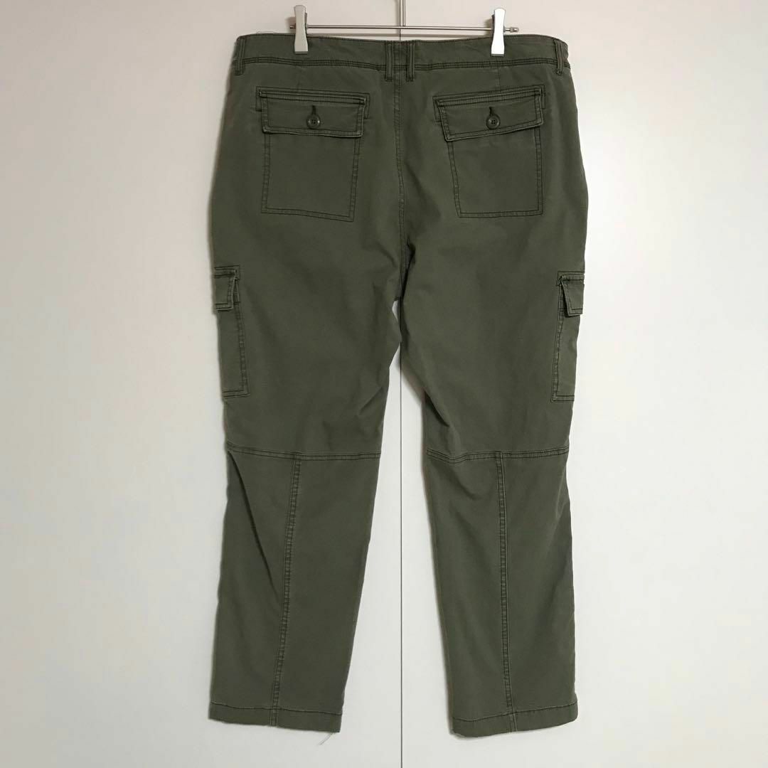 L.L.Bean(エルエルビーン)の【人気カラー】エルエルビーン　カーゴパンツ　カーキ　ストレッチあり　H658 レディースのパンツ(ワークパンツ/カーゴパンツ)の商品写真