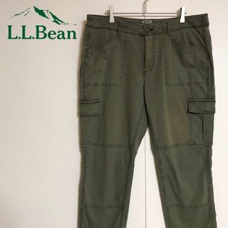 エルエルビーン(L.L.Bean)の【人気カラー】エルエルビーン　カーゴパンツ　カーキ　ストレッチあり　H658(ワークパンツ/カーゴパンツ)