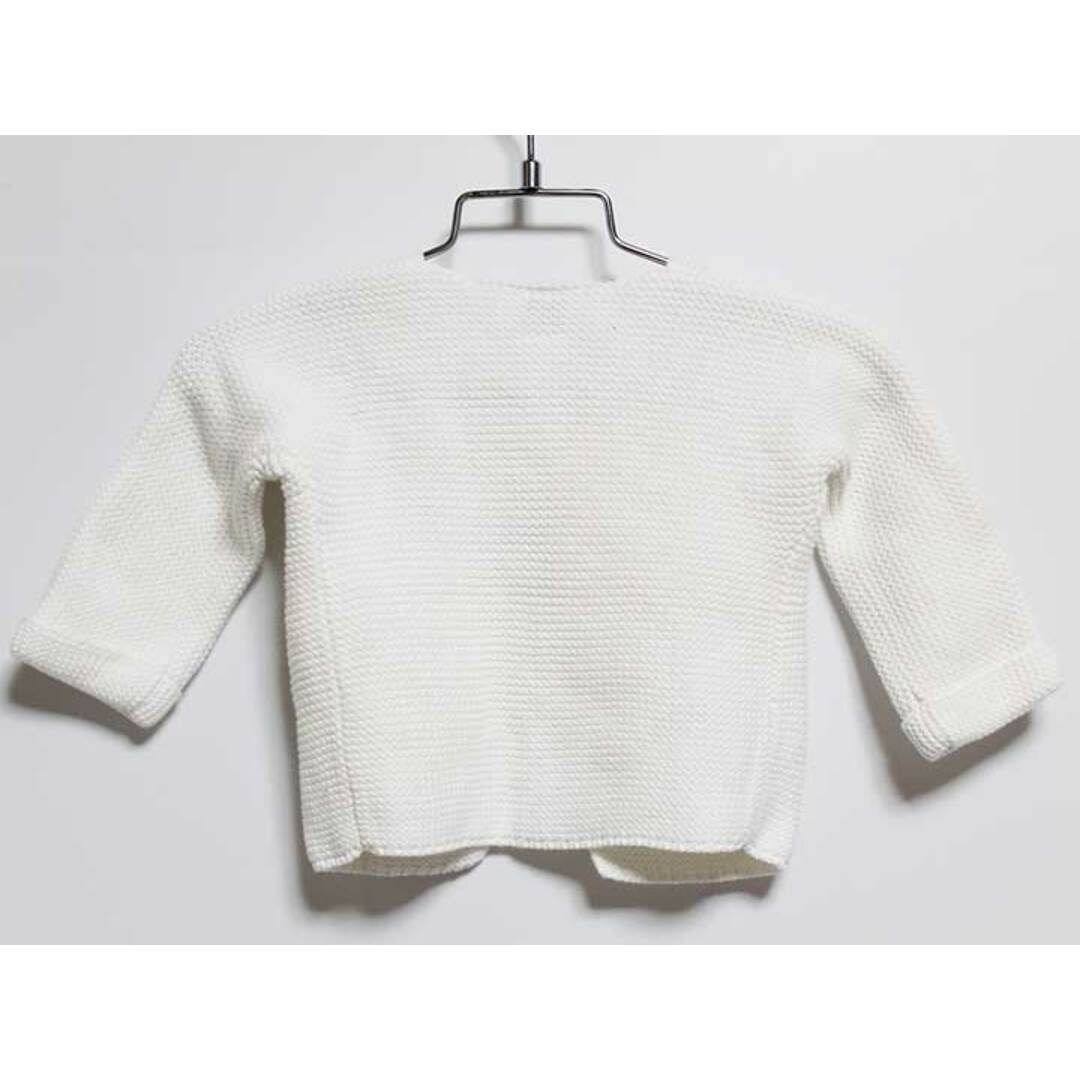 PETIT BATEAU(プチバトー)の【値下げ!】‡プチバトー/PETIT BATEAU‡74cm カーディガン 白【中古】子供服 キッズ kids ベビー服 baby 女の子 春秋 703032 tops キッズ/ベビー/マタニティのベビー服(~85cm)(カーディガン/ボレロ)の商品写真