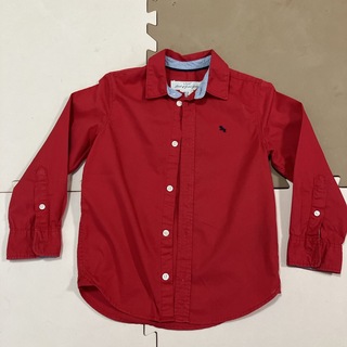 エイチアンドエイチ(H&H)のH&M 赤シャツ　110cm(ブラウス)
