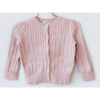 ラルフローレン(Ralph Lauren)の[ラルフローレン/Ralph Lauren]90cm カーディガン ピンク【中古】子供服 キッズ kids ベビー服 baby 女の子 春秋 tops 312042(カーディガン/ボレロ)