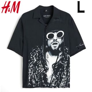 エイチアンドエム(H&M)の新品 H&M × カートコバーン NIRVANA コラボ シャツ L(シャツ)