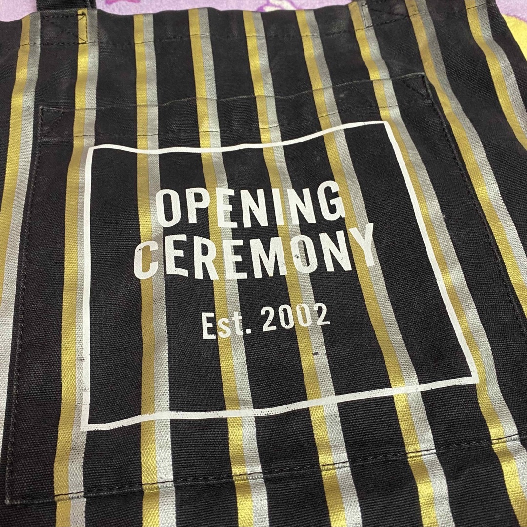 OPENING CEREMONY(オープニングセレモニー)のOPENING CEREMONY メタリック ストライプ トートバッグ レディースのバッグ(トートバッグ)の商品写真