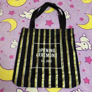 オープニングセレモニー(OPENING CEREMONY)のOPENING CEREMONY メタリック ストライプ トートバッグ(トートバッグ)