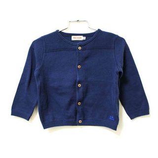 ミキハウス(mikihouse)の【値下げ!】《ミキハウス/mikihouse》80-90cm 長袖カーディガン 紺【中古】子供服 キッズ kids ベビー服 baby 男の子 春秋 202032 tops(カーディガン/ボレロ)