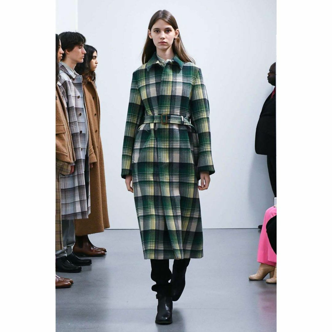 AURALEE(オーラリー)の【希少】19AW AURALEE Wool Check Melton Coat レディースのジャケット/アウター(ロングコート)の商品写真