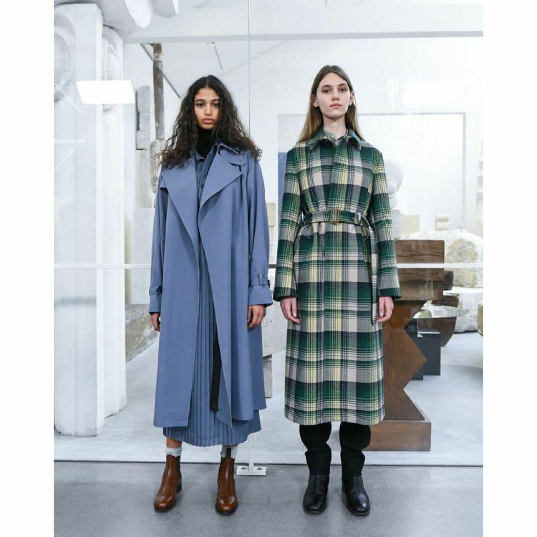 AURALEE(オーラリー)の【希少】19AW AURALEE Wool Check Melton Coat レディースのジャケット/アウター(ロングコート)の商品写真