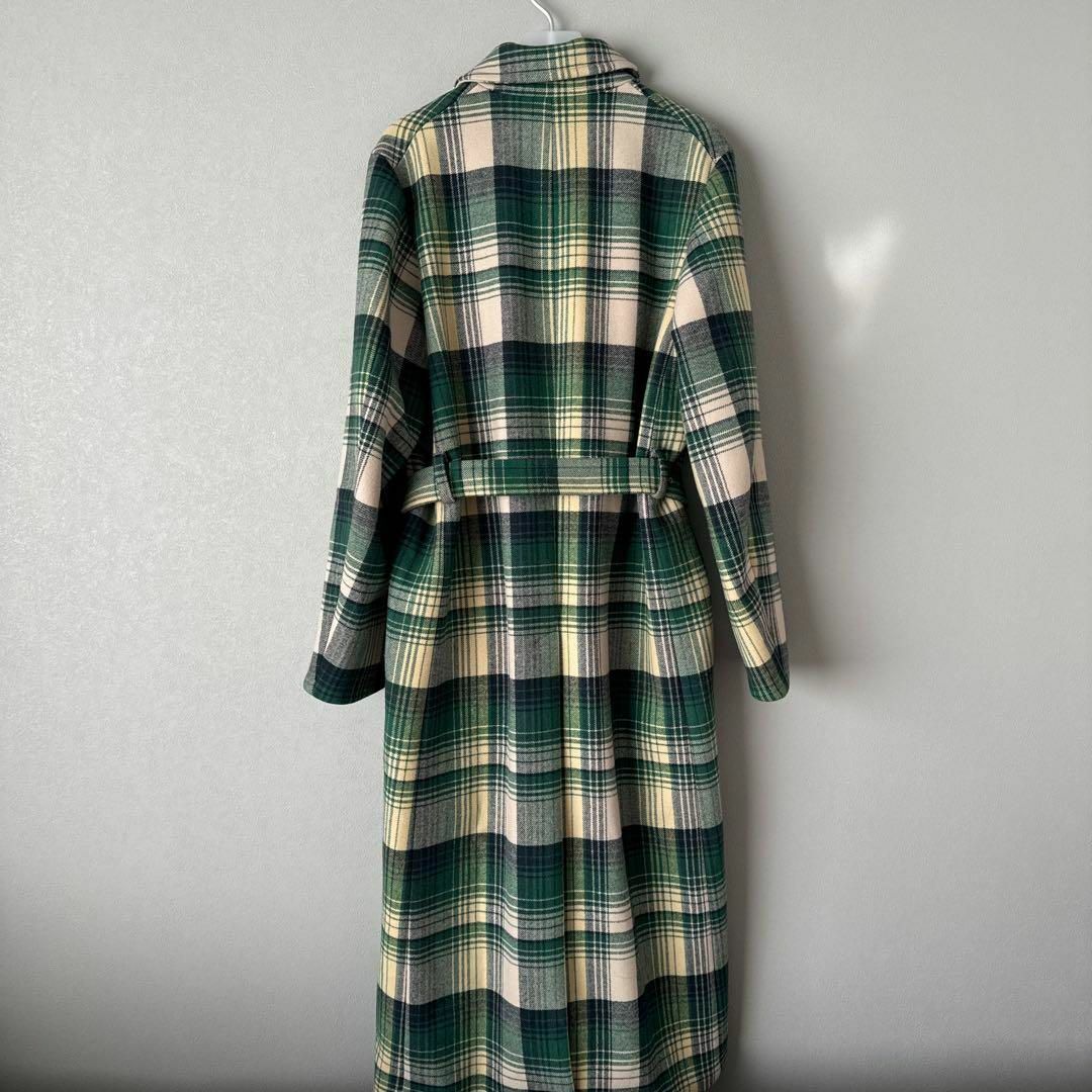 AURALEE(オーラリー)の【希少】19AW AURALEE Wool Check Melton Coat レディースのジャケット/アウター(ロングコート)の商品写真