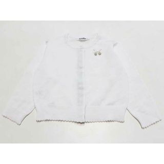 ファミリア(familiar)の【値下げ!】‡ファミリア/familiar‡90cm カーディガン 白【中古】子供服 キッズ kids ベビー服 baby 女の子 春 402022 tops(カーディガン/ボレロ)