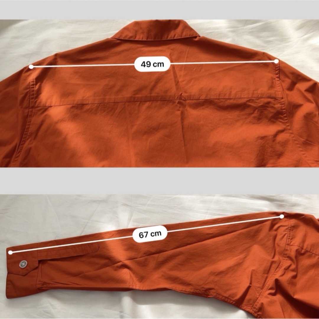 GUILD PRIME(ギルドプライム)のギルドプライム★メンズシャツ★オレンジ メンズのトップス(シャツ)の商品写真