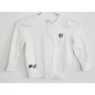 ラルフローレン(Ralph Lauren)の†ラルフローレン/Ralph Lauren†90cm 長袖カーディガン 白【中古】子供服 キッズ kids ベビー服 baby 女の子 春秋 tops 902042(カーディガン/ボレロ)