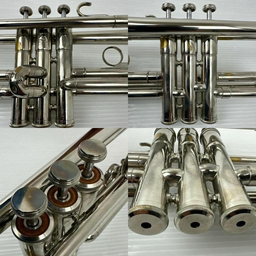 ヤマハ(ヤマハ)のヤマハ　YTR-136 トランペット　銀メッキ　ハードケース 管楽器 シルバー 楽器の管楽器(トランペット)の商品写真