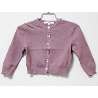 SHIPS - 【値下げ!】《シップス/SHIPS kids》80cm 長袖カーディガン パープルピンク リバティ【中古】子供服 キッズ kids ベビー服 baby 女の子 秋 810122 tops