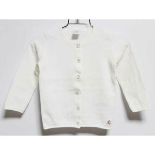 プチバトー(PETIT BATEAU)の‡プチバトー/PETIT BATEAU‡86cm カーディガン 白【中古】子供服 キッズ kids ベビー服 baby 女の子 春 013032 tops(カーディガン/ボレロ)