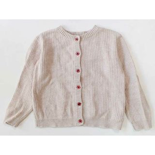 【値下げ!】☆キャラメル/CARAMEL☆86cm カーディガン ベージュ 【中古】子供服 キッズ kids ベビー服 baby 女の子 春 422032 tops(カーディガン/ボレロ)