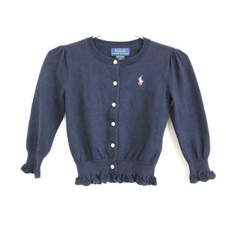 ラルフローレン(Ralph Lauren)の【値下げ!】†ラルフローレン/Ralph Lauren†90cm カーディガン 紺【中古】子供服 キッズ kids ベビー服 baby 女の子 春秋 012032 tops(カーディガン/ボレロ)