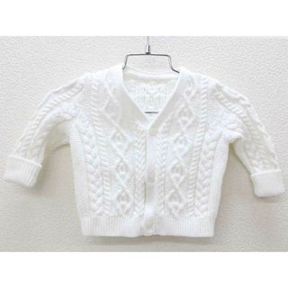 ラルフローレン(Ralph Lauren)の【値下げ!】▽ラルフローレン/Ralph Lauren▽60cm位 長袖カーディガン 白【中古】子供服 キッズ kids ベビー服 baby 男の子 女の子 春 131032 tops(カーディガン/ボレロ)