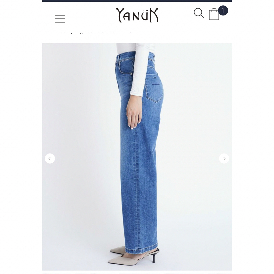 YANUK(ヤヌーク)のyanuk  リリス レディースのパンツ(デニム/ジーンズ)の商品写真