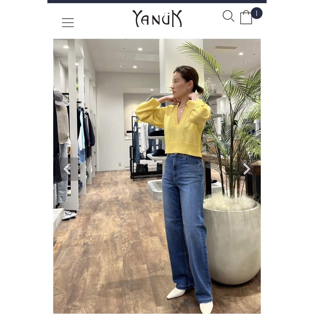 YANUK(ヤヌーク)のyanuk  リリス レディースのパンツ(デニム/ジーンズ)の商品写真