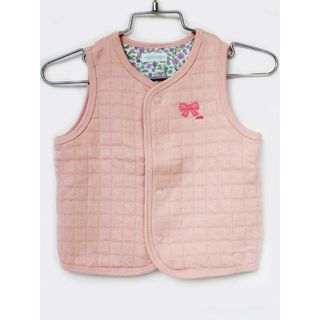 ミキハウス(mikihouse)の[ミキハウス/mikihouse]75cm ベスト/キルティングベスト ピンク【中古】子供服 キッズ kids ベビー服 baby 女の子 春秋 tops 022042(その他)