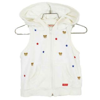 ミキハウス(mikihouse)の[ミキハウス/MIKIHOUSE]85cm ベスト オフホワイト フード取外可【中古】子供服 キッズ kids ベビー服 baby 男の子 女の子 春夏 613032 tops(その他)