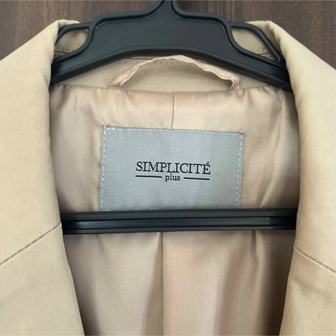 Simplicite(シンプリシテェ)の【早い者勝ち】シンプリシテ セットアップ スーツ ベージュ Mサイズ メンズのスーツ(セットアップ)の商品写真