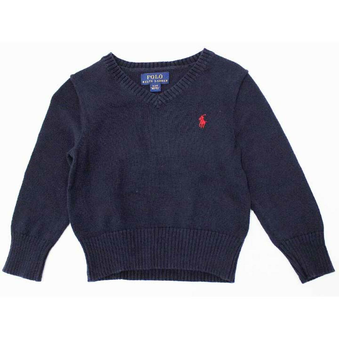 Ralph Lauren(ラルフローレン)の[ラルフローレン/Ralph Lauren]90cm セーター/ニット 紺 フォーマル お受験 見学会 説明会 お稽古 お教室 通塾 通園 スクール 冠婚葬祭【中古】子供服 キッズ kids ベビー服 baby 男の子 710122 fml キッズ/ベビー/マタニティのベビー服(~85cm)(ニット/セーター)の商品写真