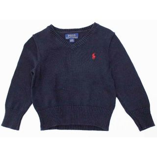 ラルフローレン(Ralph Lauren)の[ラルフローレン/Ralph Lauren]90cm セーター/ニット 紺 フォーマル お受験 見学会 説明会 お稽古 お教室 通塾 通園 スクール 冠婚葬祭【中古】子供服 キッズ kids ベビー服 baby 男の子 710122 fml(ニット/セーター)