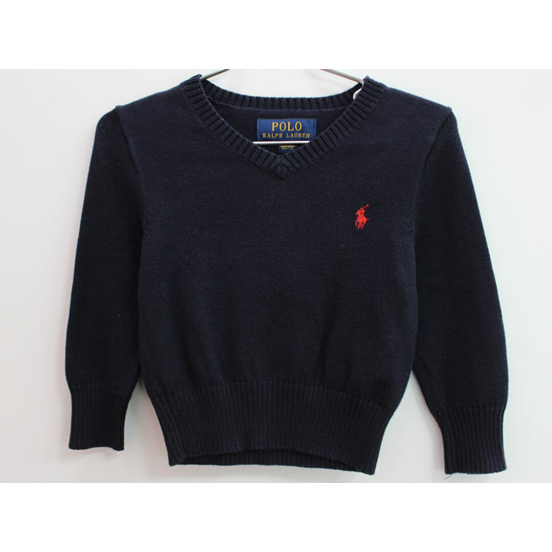 Ralph Lauren(ラルフローレン)の♪ラルフローレン/Ralph Lauren♪90cm ニット/セーター 紺 フォーマル お受験 行動観察 見学会 説明会 お稽古 お教室 通塾 通園 スクール 冠婚葬祭【中古】子供服 キッズ kids ベビー服 baby 男の子 春夏秋冬 629032 fml キッズ/ベビー/マタニティのベビー服(~85cm)(ニット/セーター)の商品写真