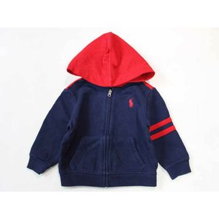 ラルフローレン(Ralph Lauren)の【値下げ!】☆ラルフローレン/Ralph Lauren☆80cm パーカー 紺 【中古】子供服 キッズ kids ベビー服 baby 男の子 春秋 012032 tops(その他)