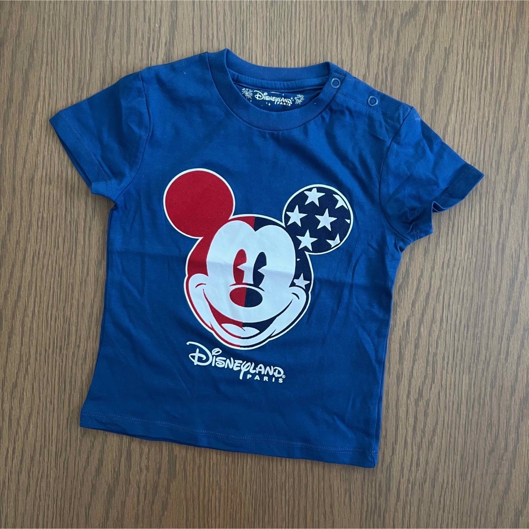 Disney(ディズニー)の新品未使用　DISNEYLAND PARIS ミッキー半袖Tシャツ　3歳　95 キッズ/ベビー/マタニティのキッズ服男の子用(90cm~)(Tシャツ/カットソー)の商品写真