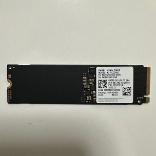 1641時間 同梱可能 NVME 256Gb M.2 2280 SSD (PCパーツ)