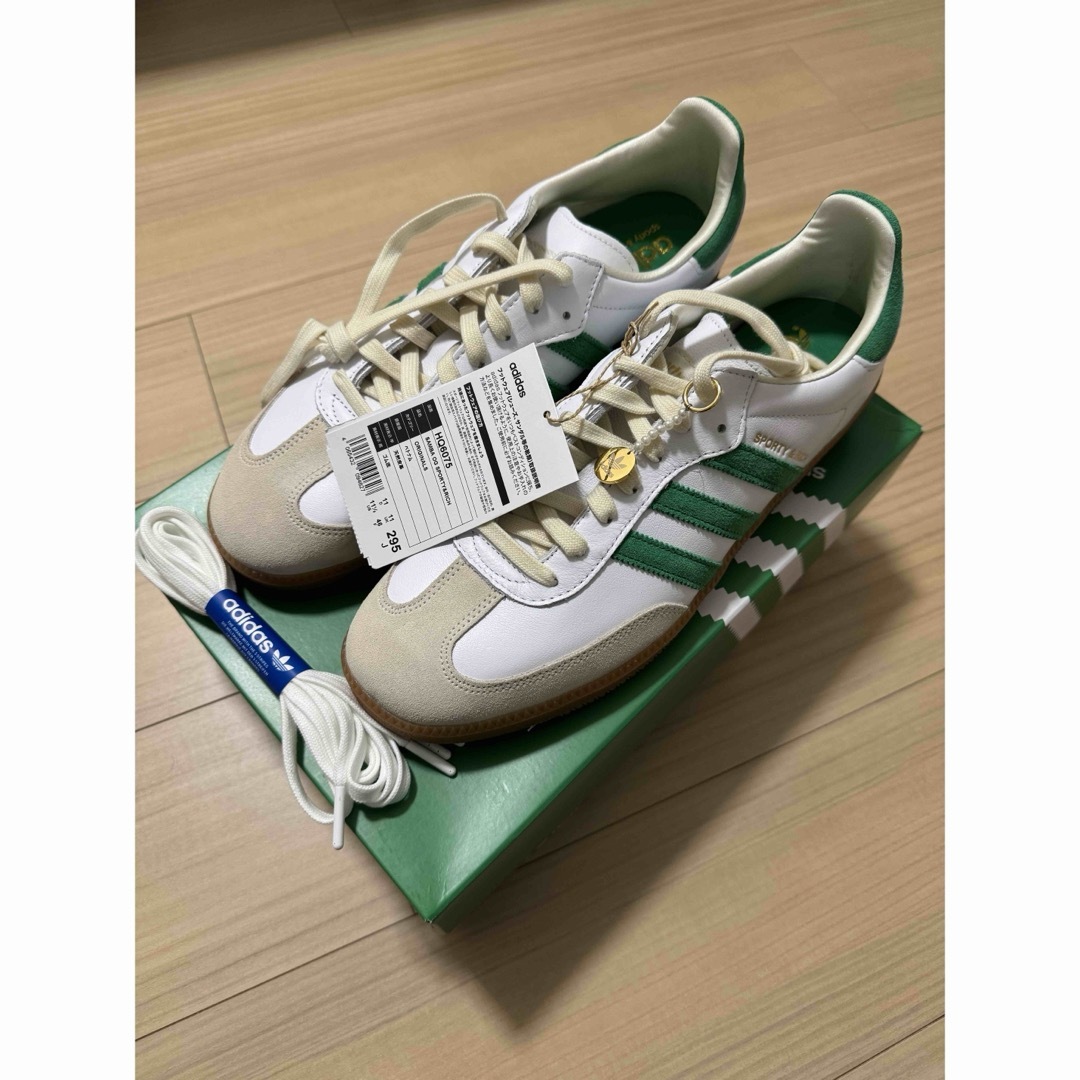adidas(アディダス)のスポーティ&リッチxアディダス サンバOG クラウドホワイト/グリーン/ガム メンズの靴/シューズ(スニーカー)の商品写真