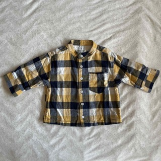 MUJI (無印良品) - 無印良品 フランネルシャツ 羽織り 80cm