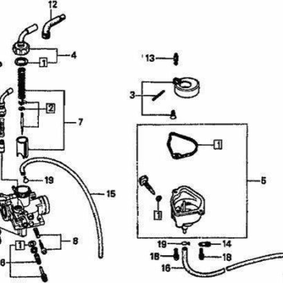 ホンダ(ホンダ)のホンダ キャブレターASSY QR50 Carburettor  メーカー純正品 自動車/バイクの自動車(車種別パーツ)の商品写真