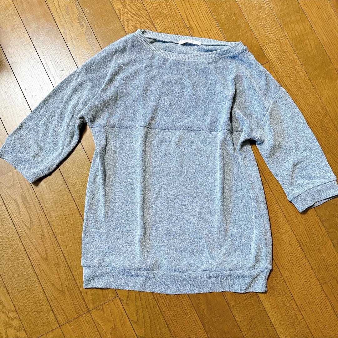 LOWRYS FARM(ローリーズファーム)のローリーズファーム  七分袖ニット レディースのトップス(ニット/セーター)の商品写真