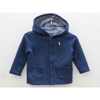 ラルフローレン(Ralph Lauren)の【値下げ!】▽ラルフローレン/Ralph Lauren▽75cm位 リバーシブルパーカー 紺＆グレー×紺【中古】子供服 キッズ kids ベビー服 baby 男の子 春 802032 tops(その他)