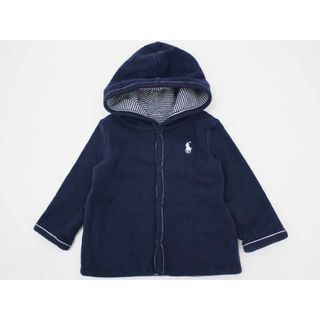 ラルフローレン(Ralph Lauren)の【値下げ!】[ラルフローレン/Ralph Lauren]75cm位 リバーシブルパーカー 紺＆紺×白【中古】子供服 キッズ kids ベビー服 baby 男の子 女の子 春 602032 tops(その他)