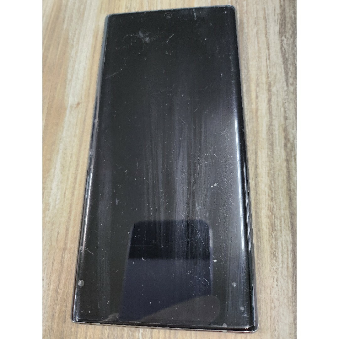 SAMSUNG Galaxy Note10+ オーラグロー SM-N975C スマホ/家電/カメラのスマートフォン/携帯電話(スマートフォン本体)の商品写真