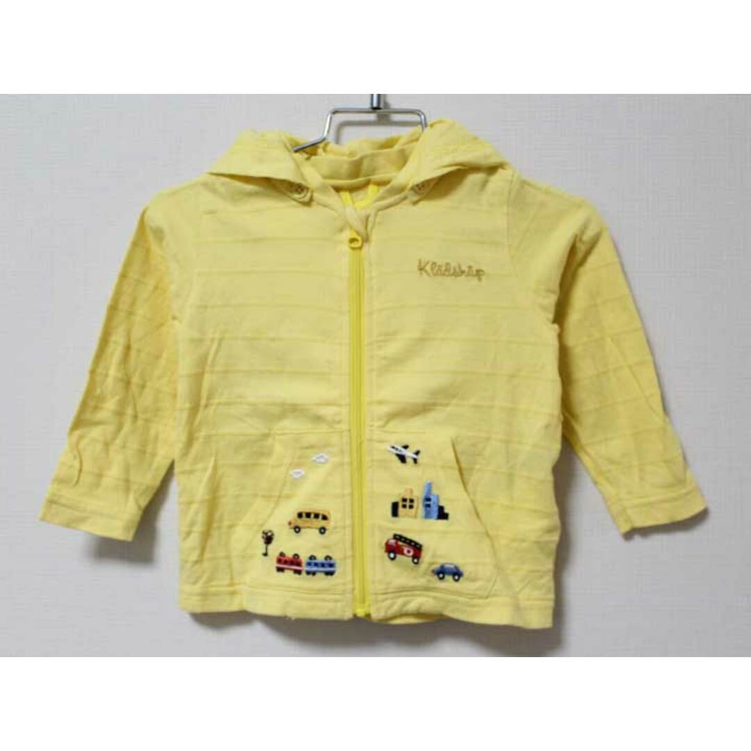 kladskap(クレードスコープ)の《クレードスコープ/kladskap》80cm パーカー 黄色 '20年製【中古】子供服 キッズ kids ベビー服 baby 男の子 春夏 131032 tops キッズ/ベビー/マタニティのベビー服(~85cm)(その他)の商品写真